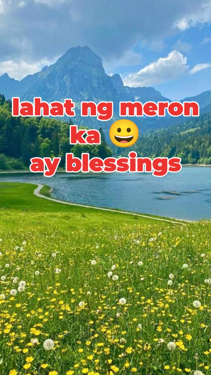 Count your blessings