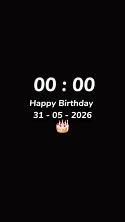 Birthday 31 May 2026