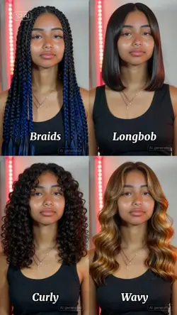 4 Hairstyles Effect 