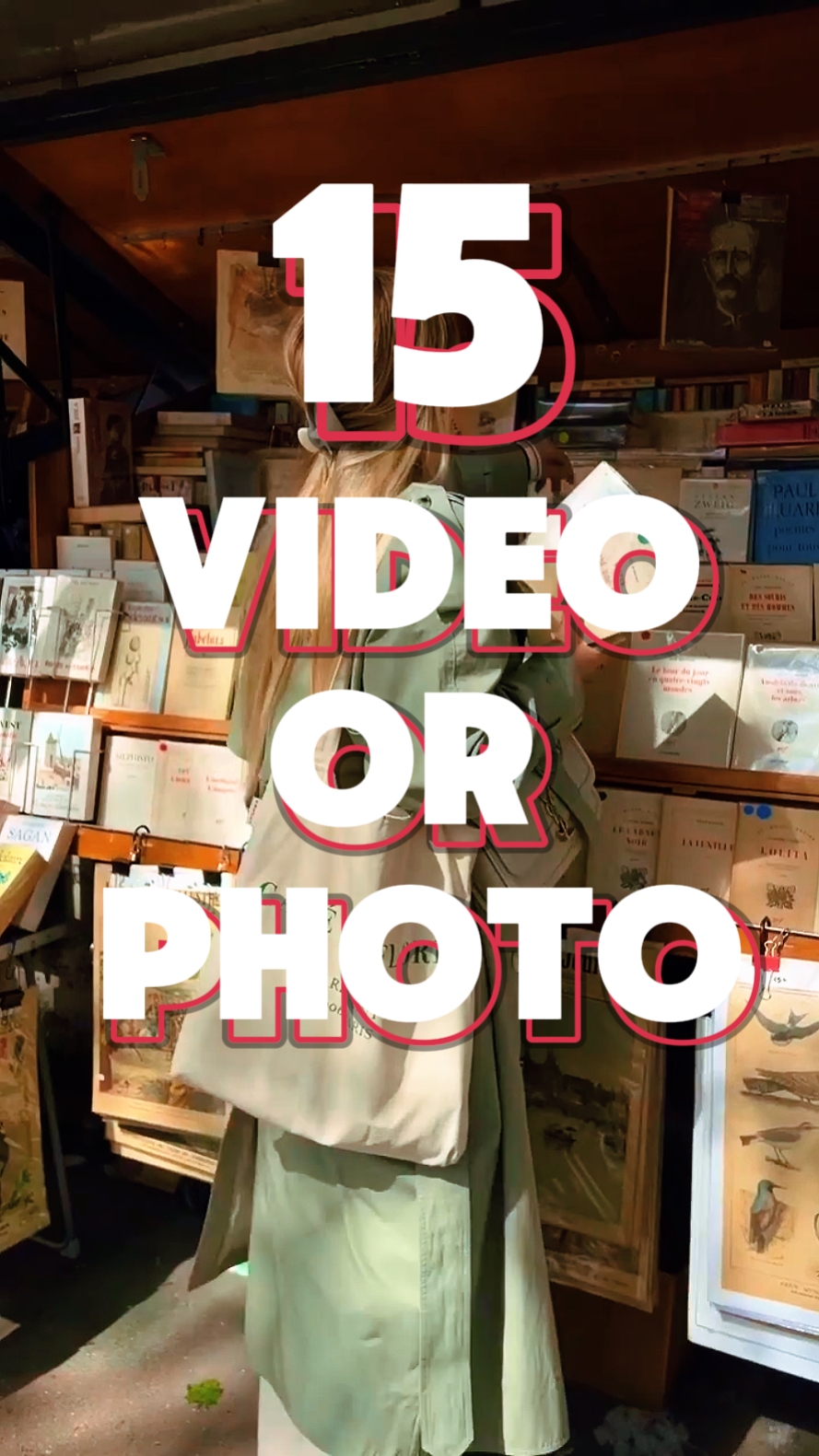 15 videos o fotos