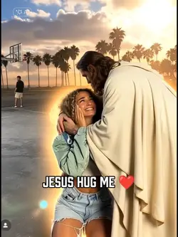 Jesus hug me 