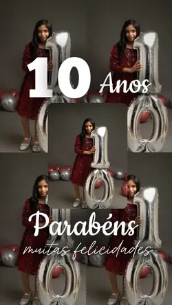 Parabéns 10 anos 