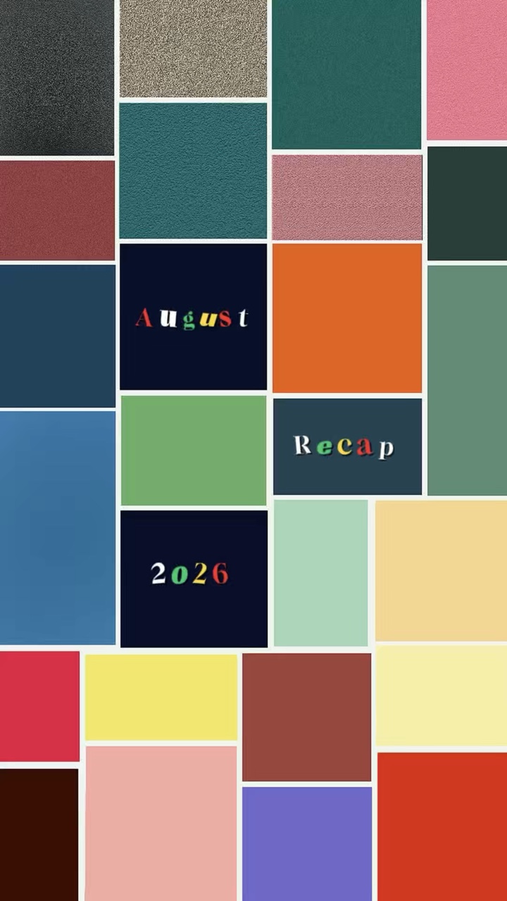 Récapitulatif d'août 2026