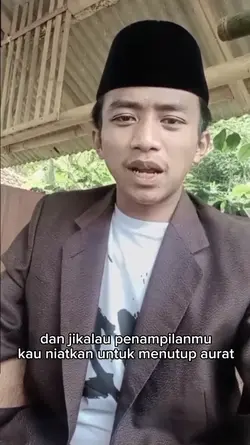 Tutup aurat ya besti