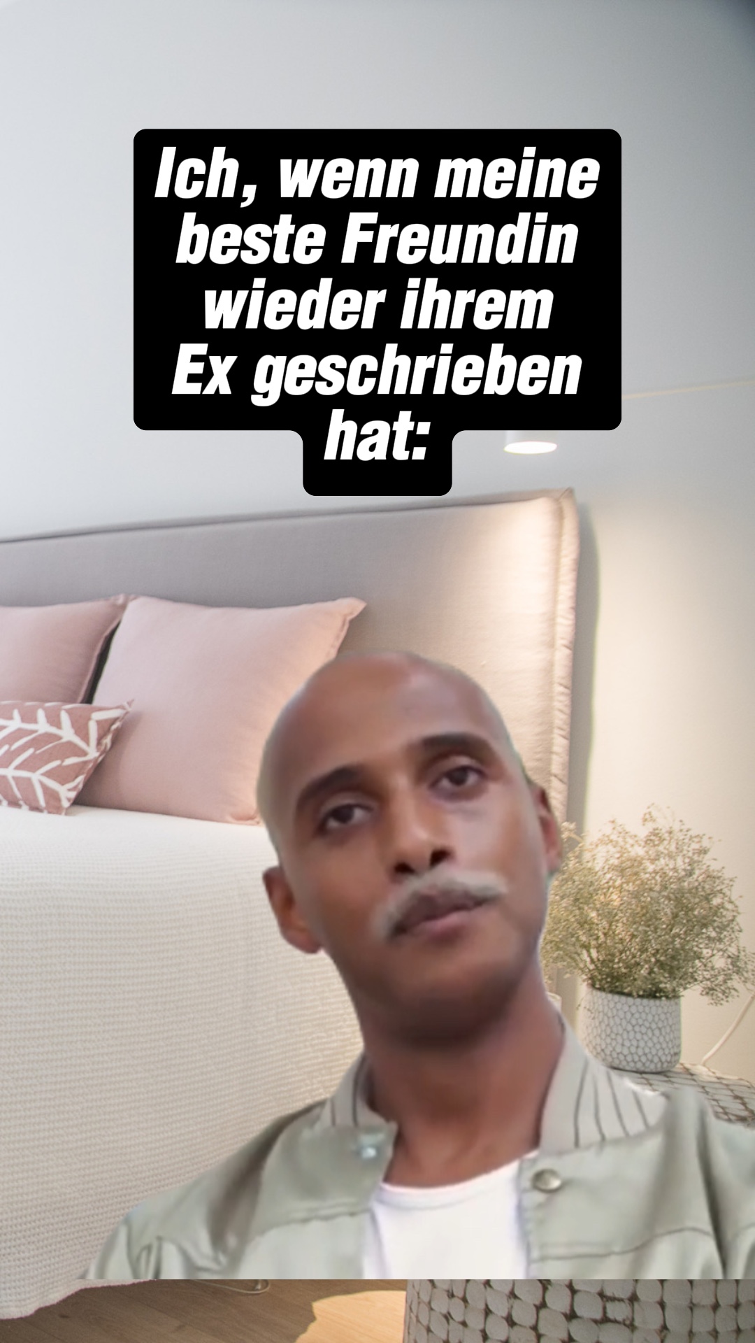 Bissle dumm Meme