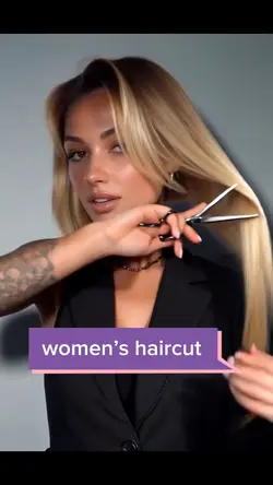 women’s haircut