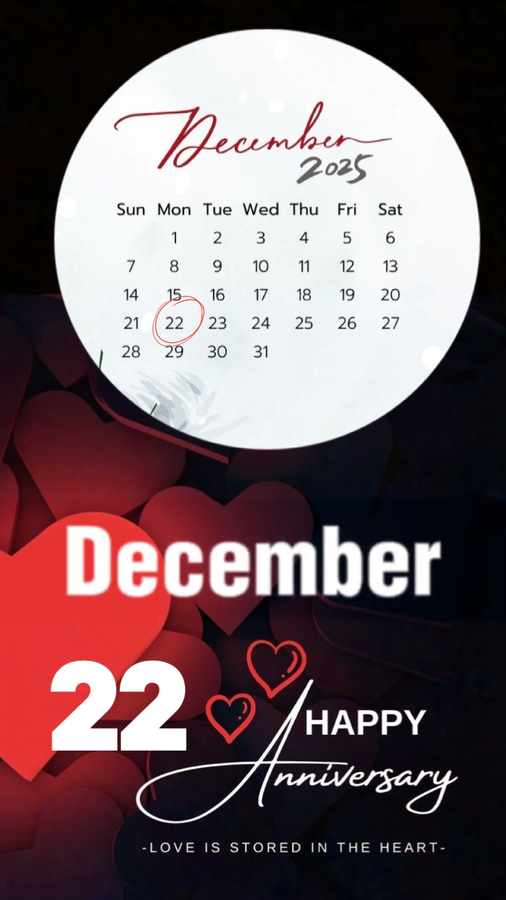 ANNIV 22 DE DEZEMBRO DE 2025