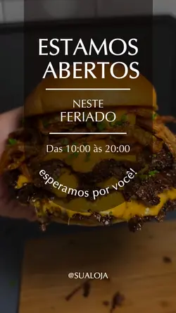 Abertos no Feriado