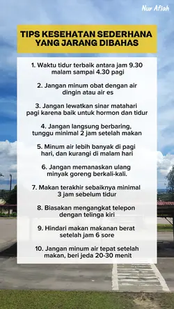 tips kesehatan