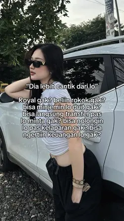 Dia lebih cantik 