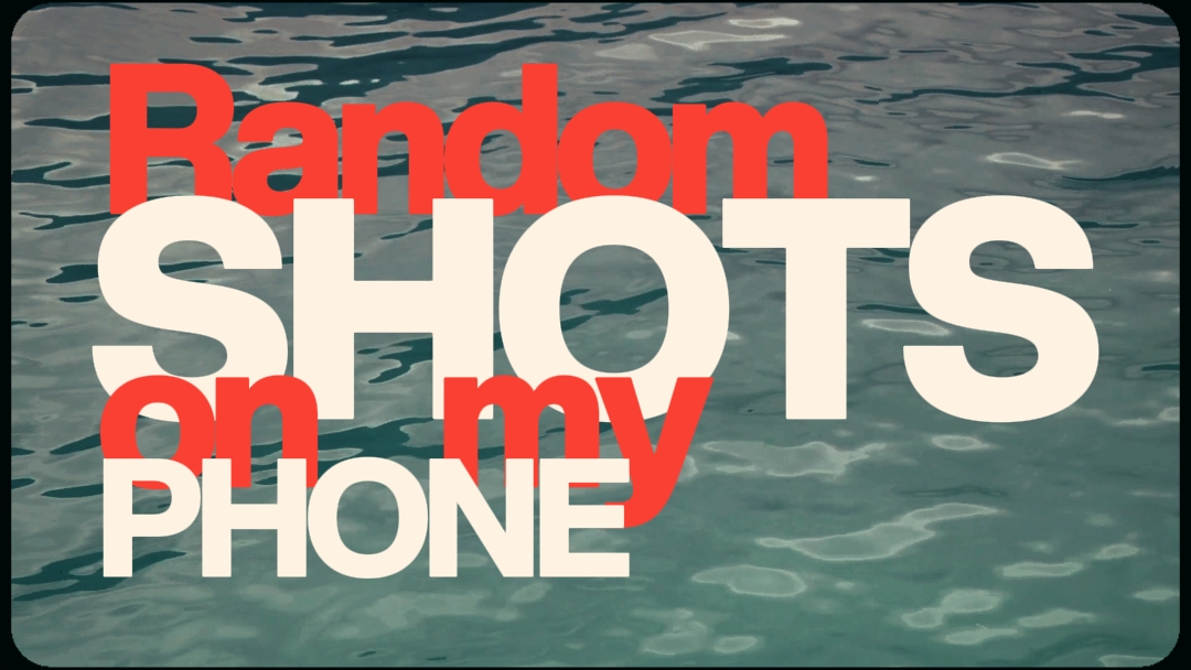 RANDOM SHOT VLOG