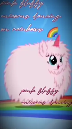 Pink fluffy unicorn