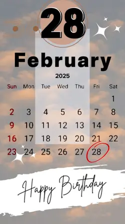 HBD 28 FEBRUARY 2025