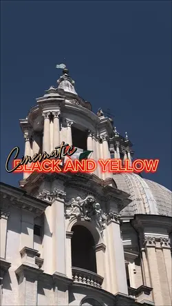 black and yellow