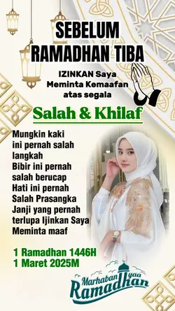 Sebelum Ramadan Tiba