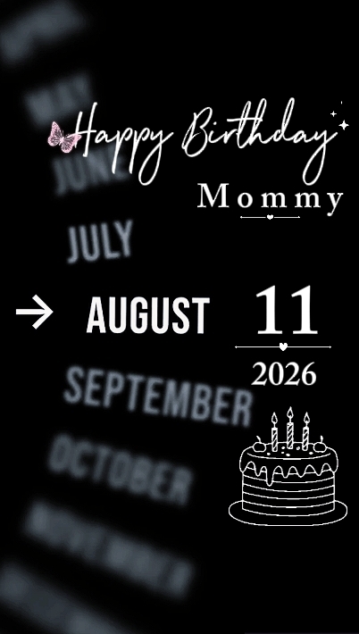 ANIVERSÁRIO MAMÃE 11 DE AGOSTO