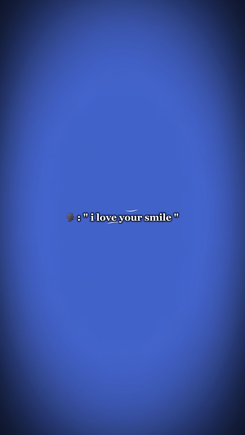aime ton sourire