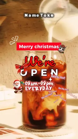 WERE OPEN CHRISTMAS