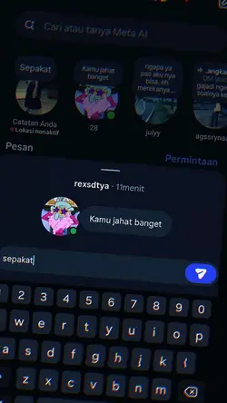 kamu jahat banget