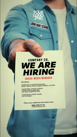 WE ARE HIRING POSTER