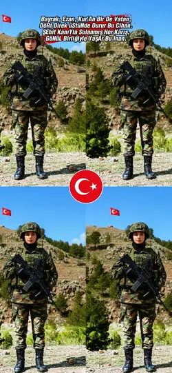 Türk asker şablonu 