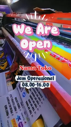 we are open