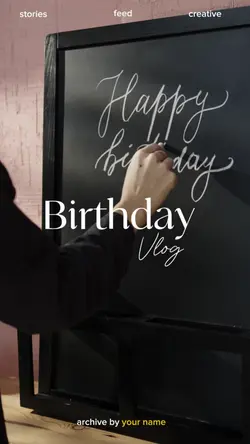 birthday vlog