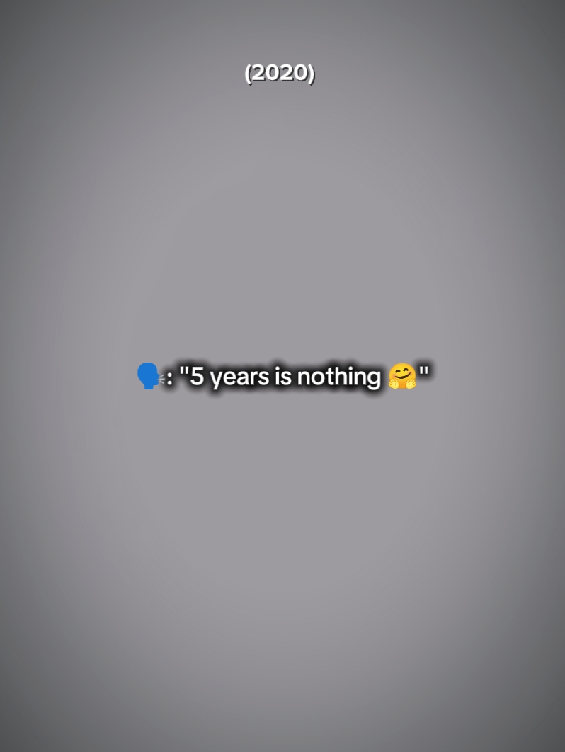 5 ans, ce n'est rien