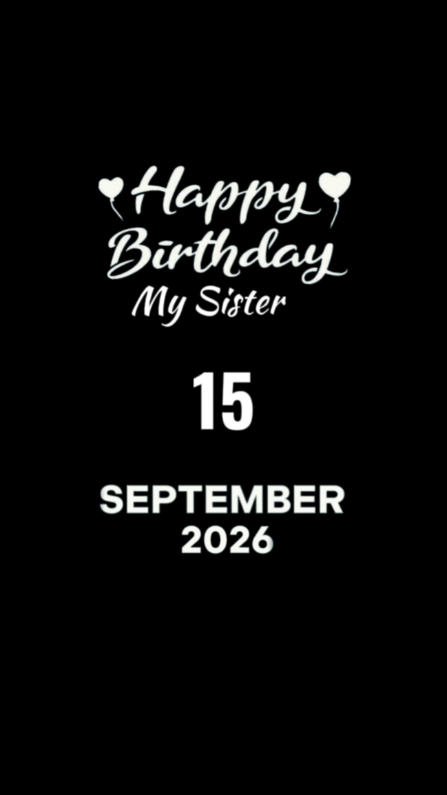 hbd my sister 15 sep