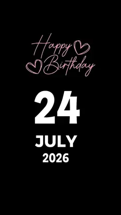 HBD 24 JULY 2026