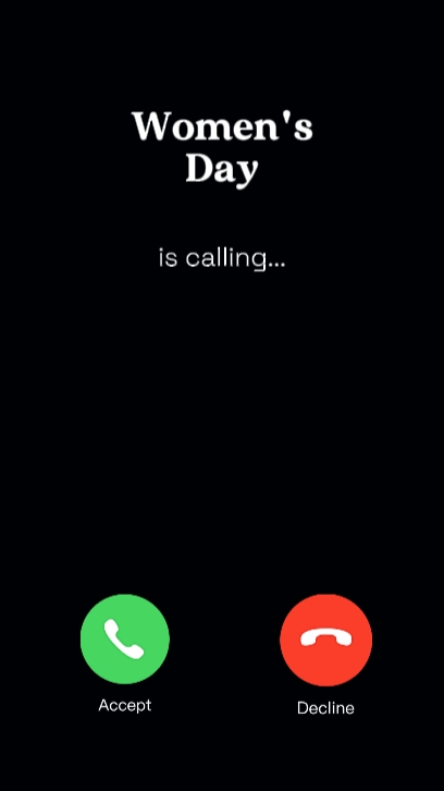Women's Day calling