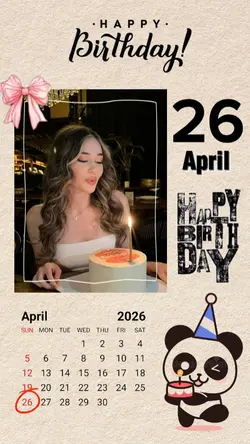 hbd 26 april