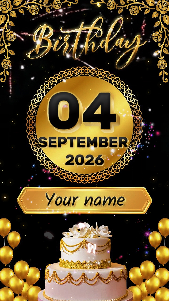 HBD 04 September2026