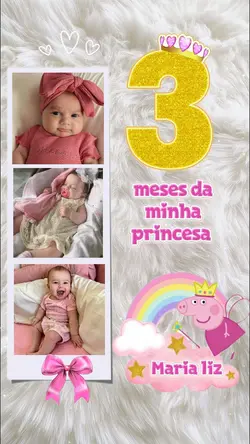3 meses princesa 
