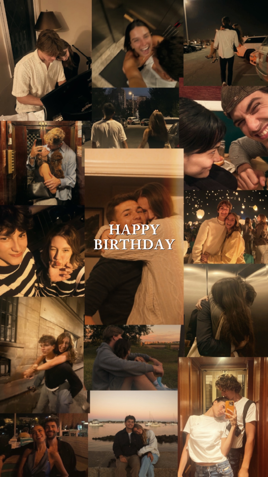 vidage de photos d'anniversaire