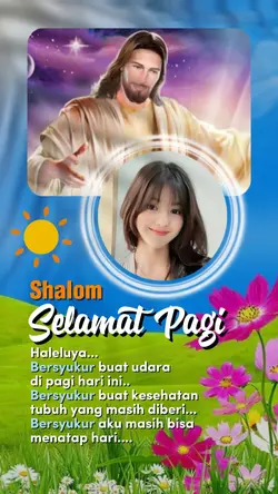 Shalom selamat pagi 