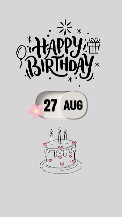 BIRTHDAY 27 AUGUST 