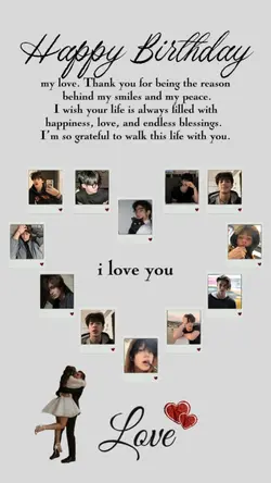 Birthday my love
