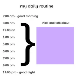 daily routine meme