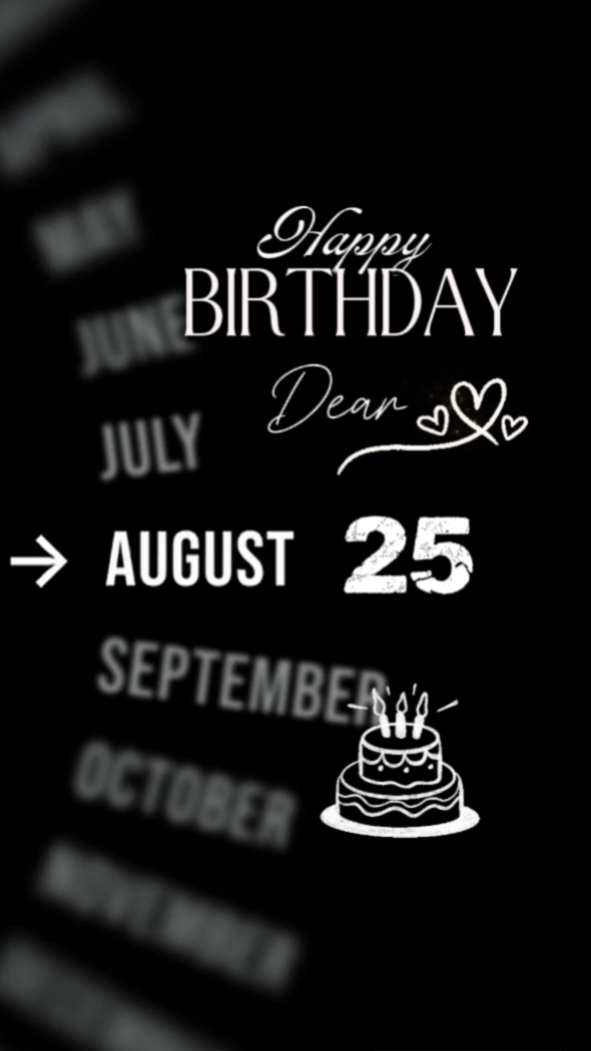 HAPPY BIRTHDAY DEAR