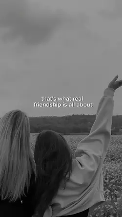 Real friendship..