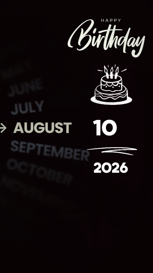 FELIZ CUMPLEAÑOS 10 DE AGOSTO 