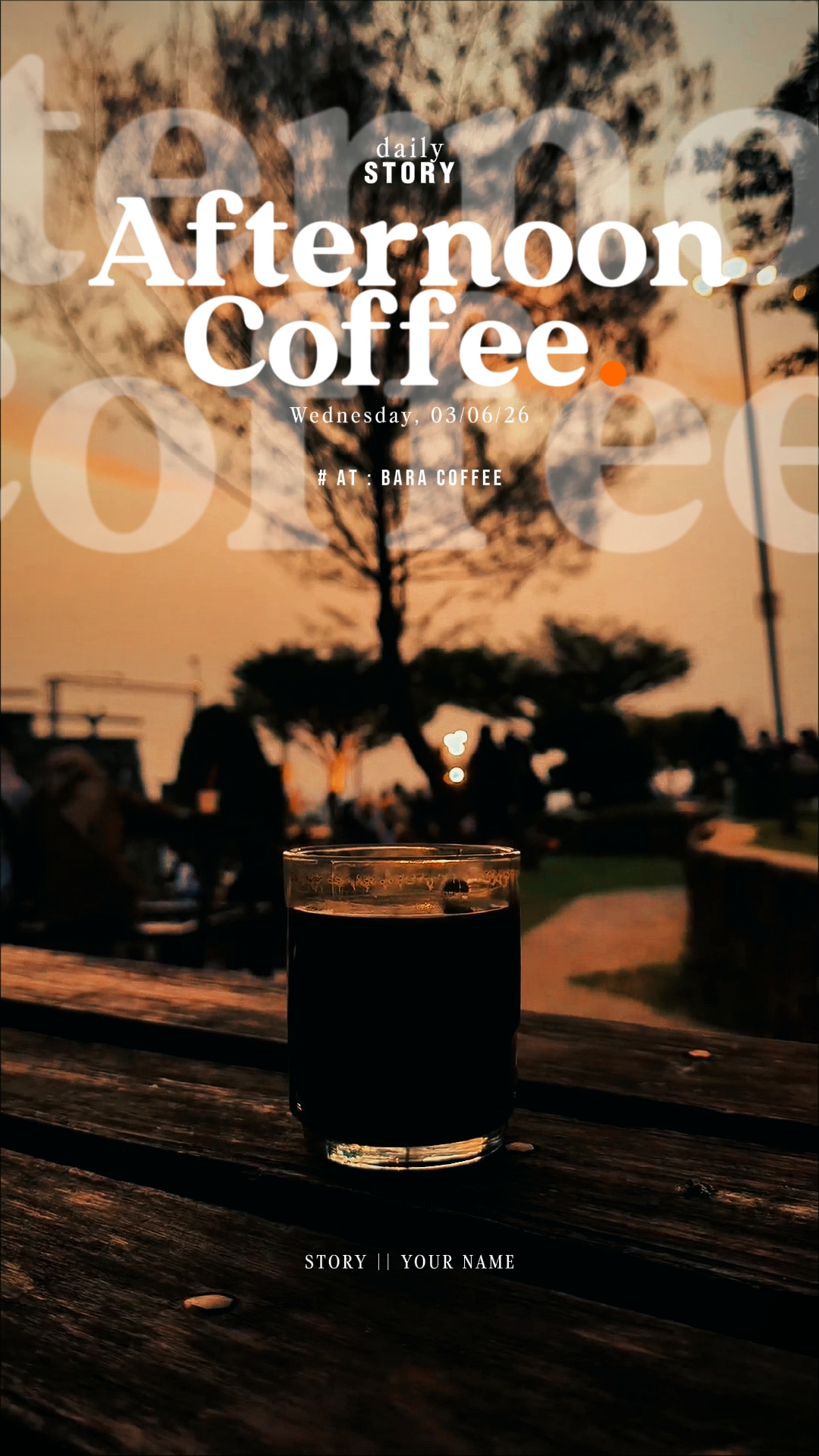 CAFÉ DE LA TARDE