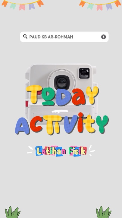 TODAY ACTIVITY 