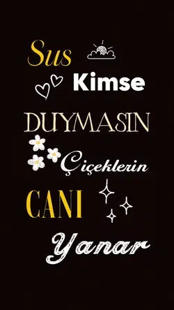 Çiçeklerinde yanar
