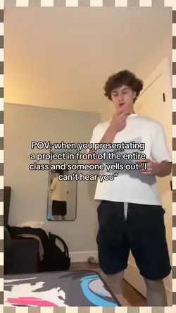 when you presentatin