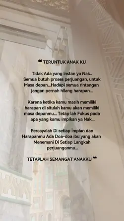 Semangat Anakku