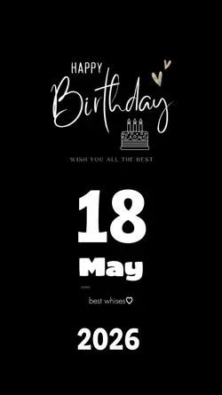 birthday 18 may 2026