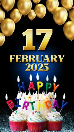 Birthday 17 Feb 2025
