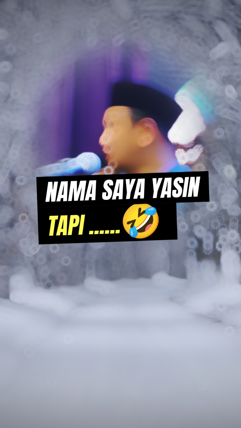 Nama saya yasin tapi